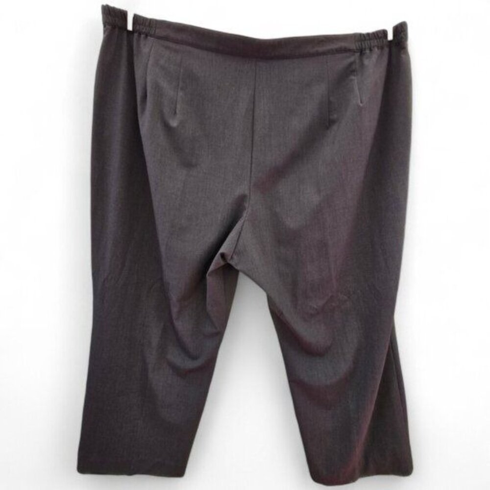 RightFit By Catherines Stretch Charcoal Gray Pants 34WP Womens Petite - Picture 2 of 5